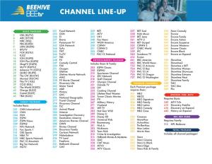 Channel Line-Up
