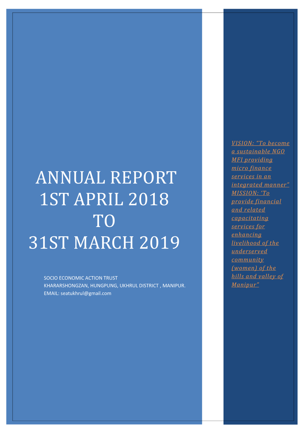 SEAT Annual Report 2018-19