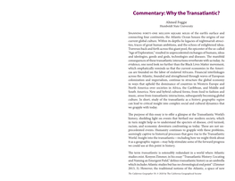 Commentary: Why the Transatlantic?