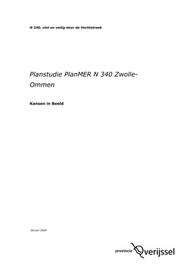 Planstudie Planmer N 340 Zwolle- Ommen