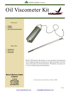 Oil Viscometer Kit