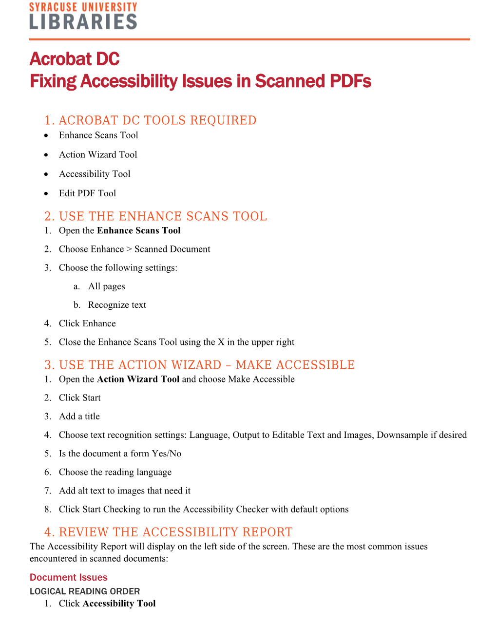 Fixing Accessibility Issues in Scanned Pdfs