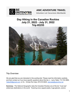 T- Prospectus Yetter Canadian Rockies July 2022.Docx