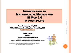 Introduction to IH Mod 2 0 4 Hr for Occ and Consumer Examples