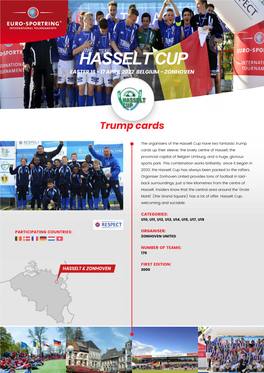 Hasselt Cup Easter 16 - 17 April 2022 Belgium - Zonhoven