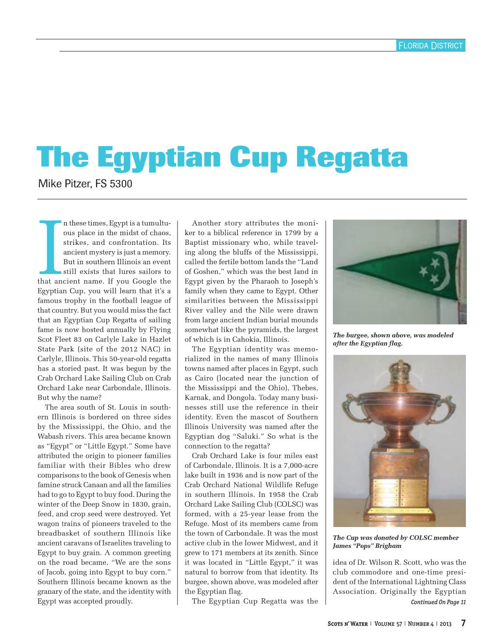 The Egyptian Cup Regatta Mike Pitzer, FS 5300