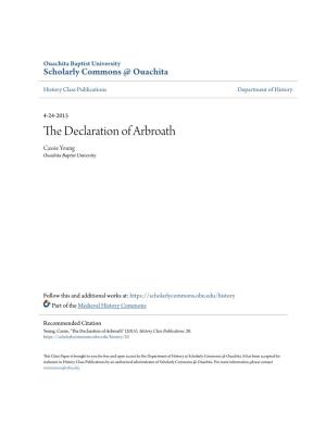The Declaration of Arbroath