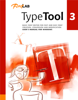 Typetool 3 for Windows User Manual