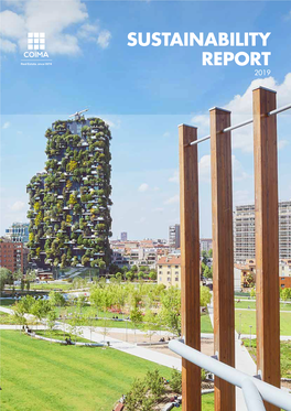 Sustainability Report 2019 Coima Sustainability Report 2019