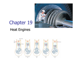 Heat Engines ∆=+E QW Thermo Processes Int • Adiabatic – No Heat Exchanged