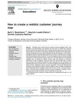 How to Create a Realistic Customer Journey Map