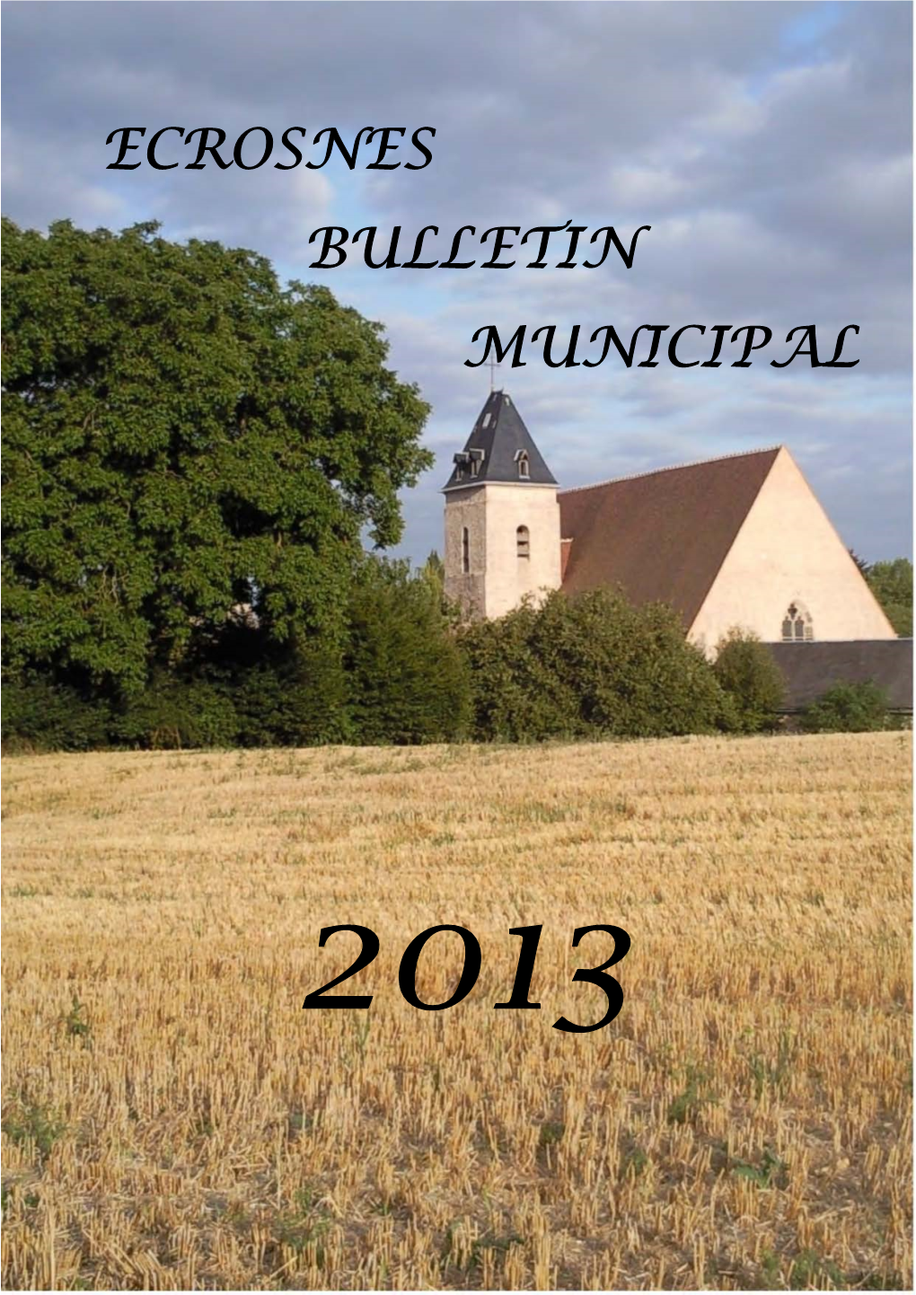 Ecrosnes Bulletin Municipal