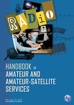 Handbook on Amateur and Amateur-Satellite Services