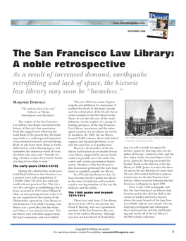 The San Francisco Law Library