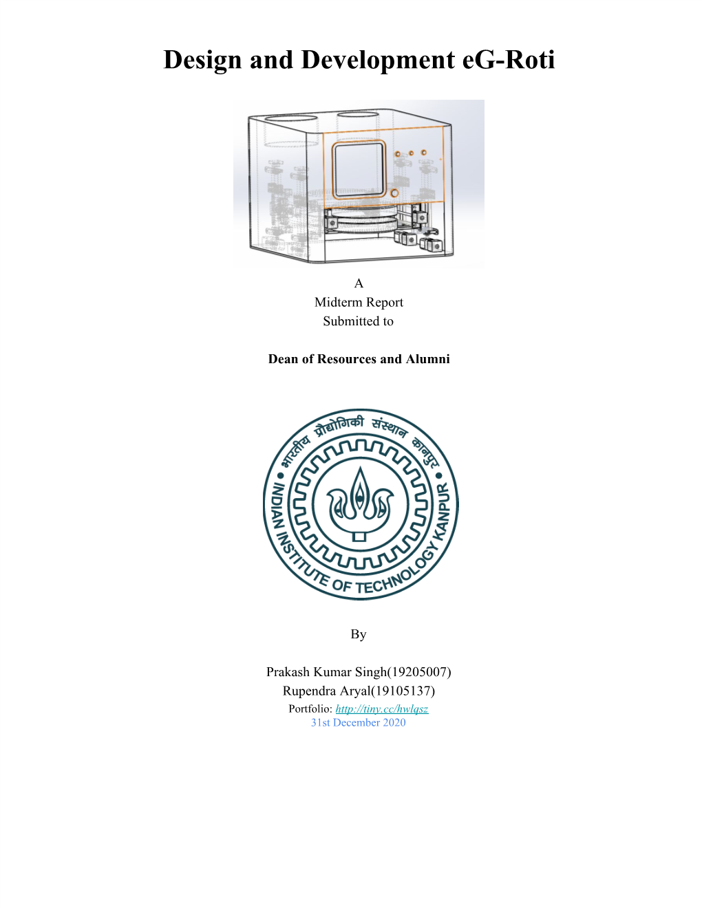 Design and Development Eg-Roti