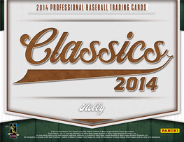2014 Professional Baseball Trading Cards