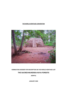 The Sacred Mijikenda Kaya Forests