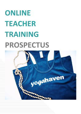 Online Teacher Training Prospectus