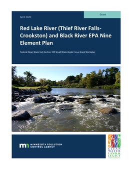 (Thief River Falls-Crookston) and Black River EPA Nine Element Plan