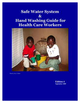 Safe Water System Hand Washing Guide for Health Care Workers