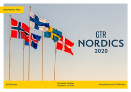 Stockholm, Sweden November 12, 2020 #Gtrnordics