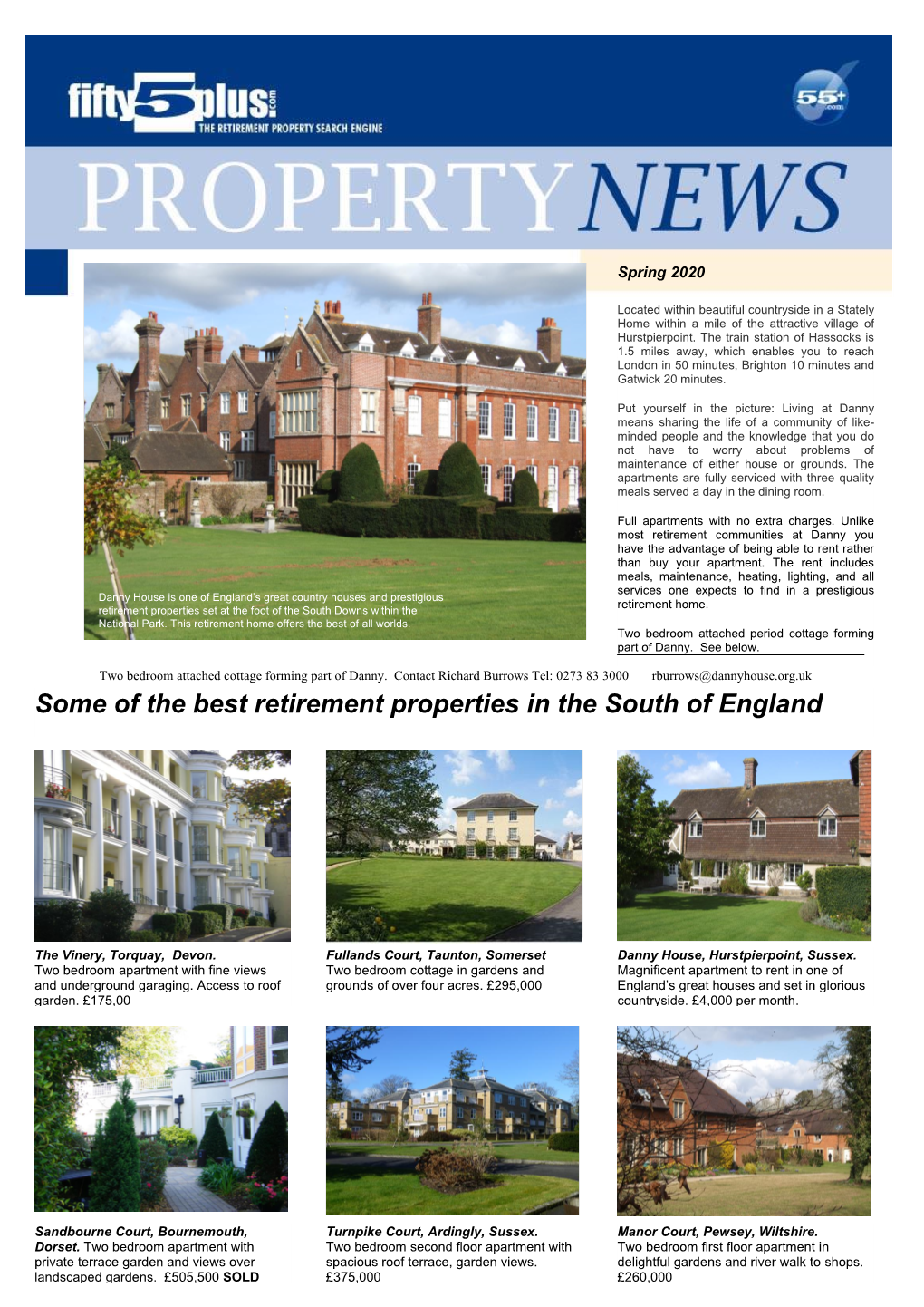 Some of the Best Retirement Properties in the South of England