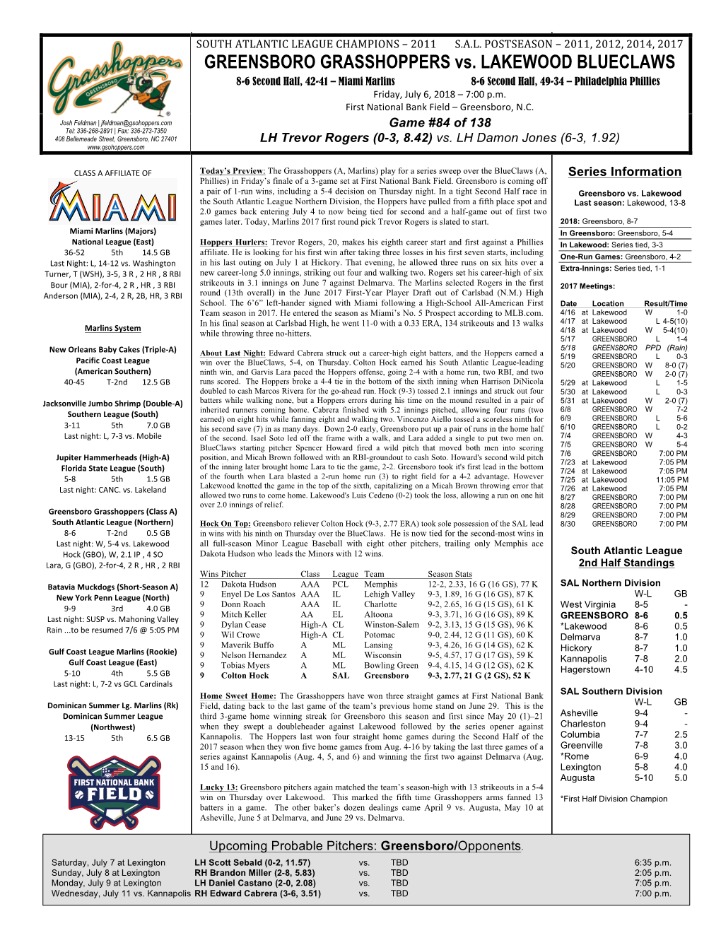 View Complete Game Notes