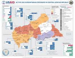 06.06.18 Active USG Humanitarian Programs in Central African Republic