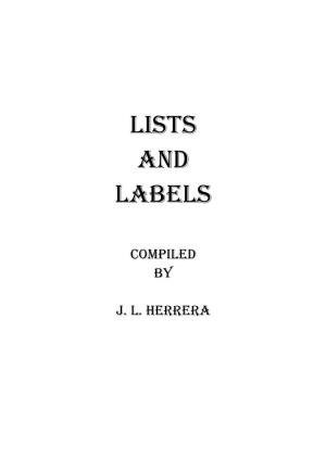 Lists and Labels