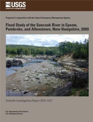 Flood Study of the Suncook River in Epsom, Pembroke, and Allenstown, New Hampshire, 2009