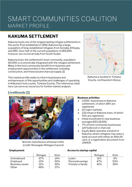 KAKUMA SETTLEMENT Kakuma Hosts One of the Longest-Lasting Refugee Settlements in the World
