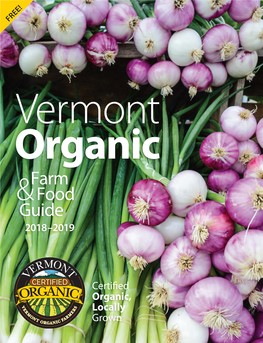 Vermont Organic Farm & Food Guide 2018-2019