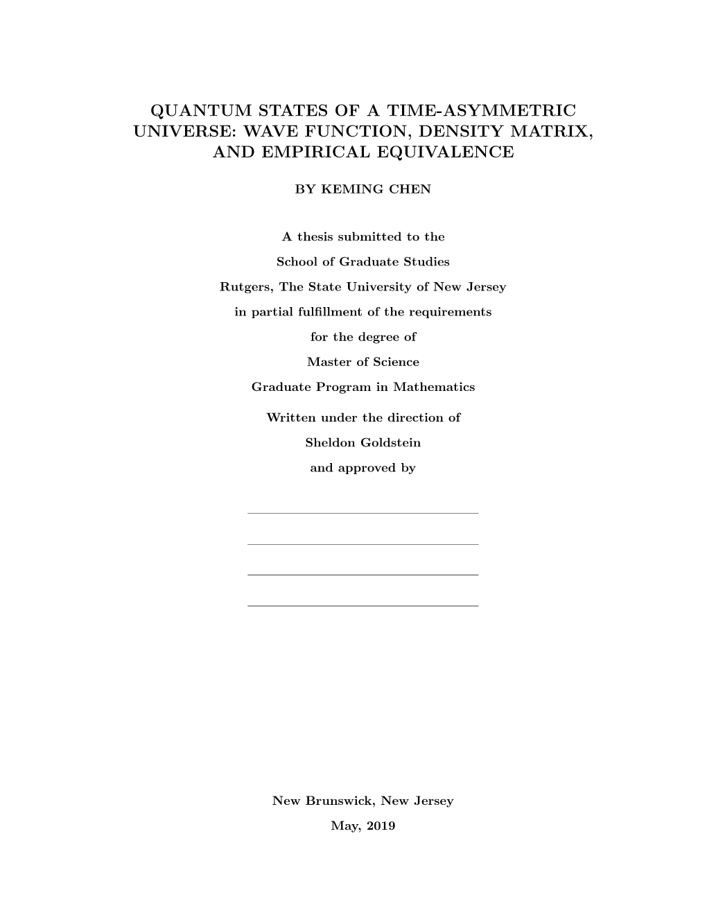 Wave Function, Density Matrix, and Empirical Equivalence