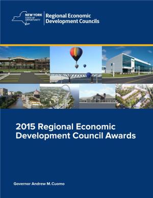 2015 Regional Economic Development Council Awards