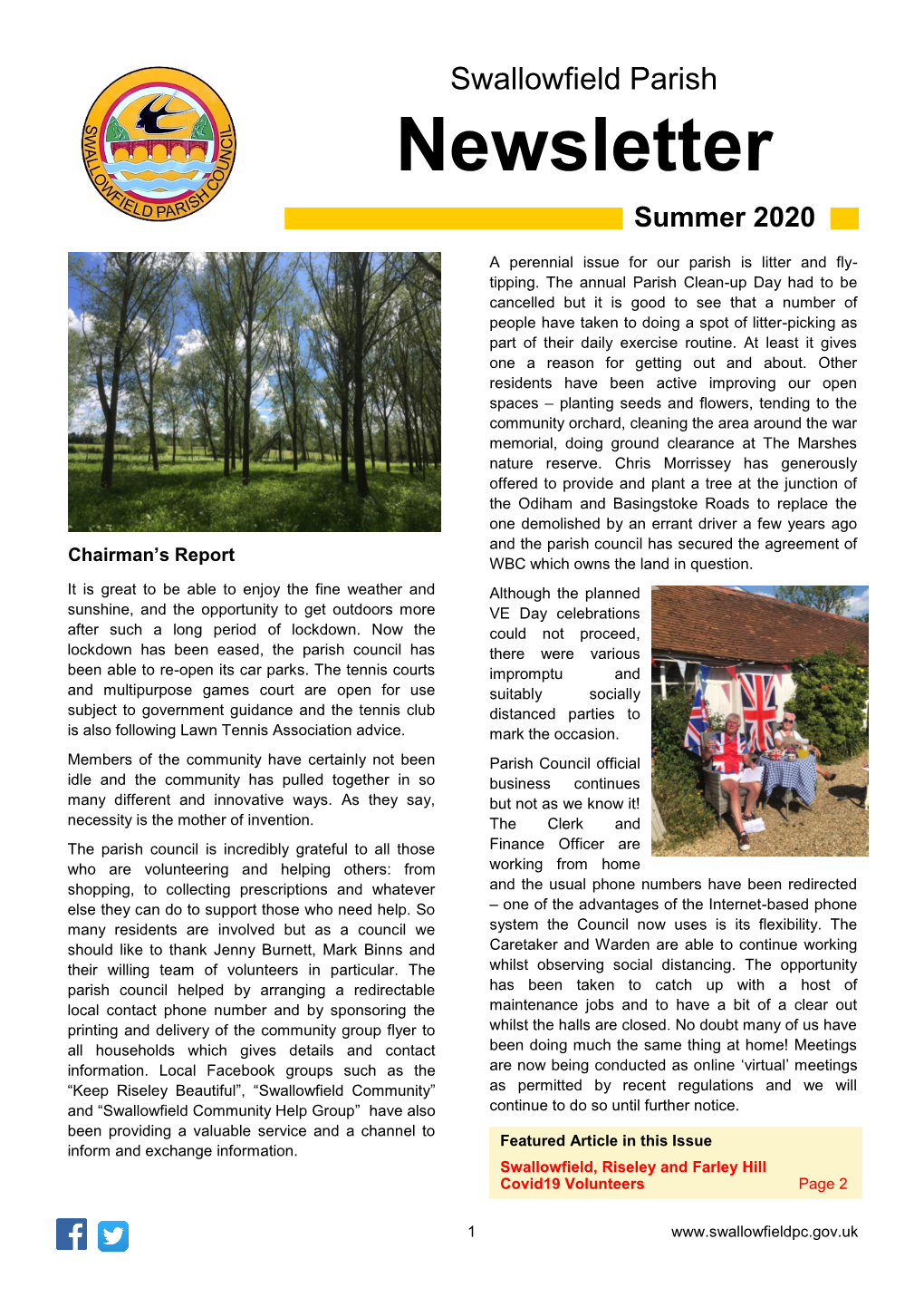 Newsletter Summer 2020