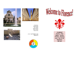 FLORENCE Country: Italy Region: Tuscany Province: Florence Area
