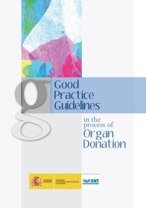 Organ Donation Good Practice Guidelines