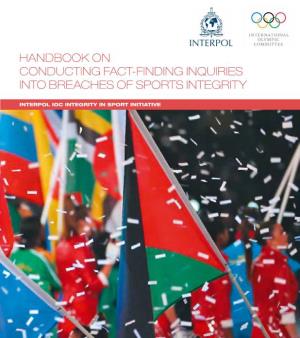 Handbook on Conducting Fact-Finding Inquiries Into Breaches of Sports Integrity