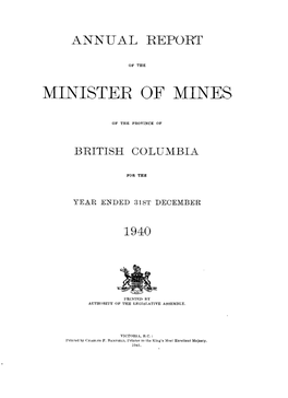 Minister of Mines