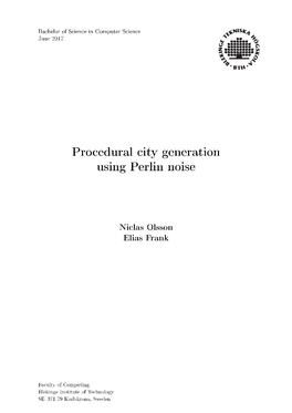 Procedural City Generation Using Perlin Noise