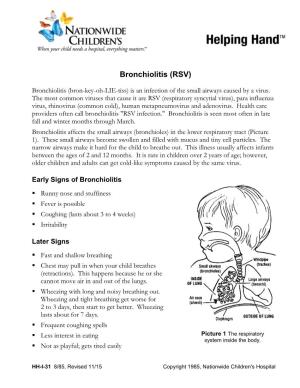 Bronchiolitis (RSV)