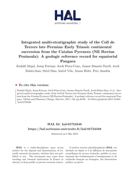 Integrated Multi-Stratigraphic Study of the Coll
