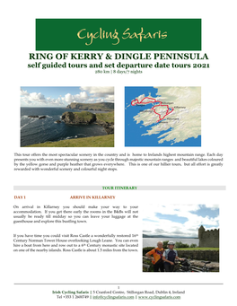 RING of KERRY & DINGLE PENINSULA Self