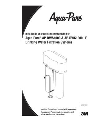 Aqua-Pure® AP-DWS1000 & AP-DWS1000 LF Drinking Water