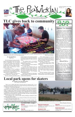 TLC Gives Back to Community