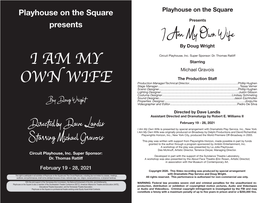 I Am My Own Wife by Doug Wright