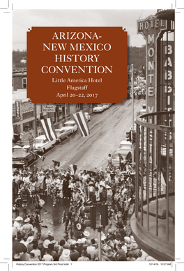 History Convention 2017 Program