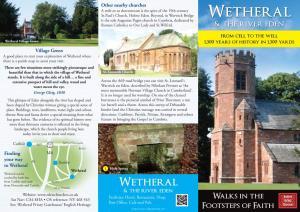 Wetheral Is the Sole Augustus Pugin Church in Cumbria, Dedicated by Roman Catholics to Our Lady and St.Wilfrid