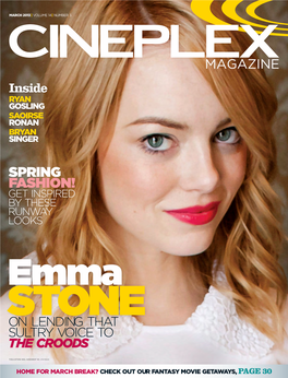 Spring Fashion! Get Inspired by These Runway Looks Emma Stone on Lending That Sultry Voice to the Croods