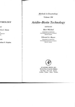 Avidin-Biotin Technology